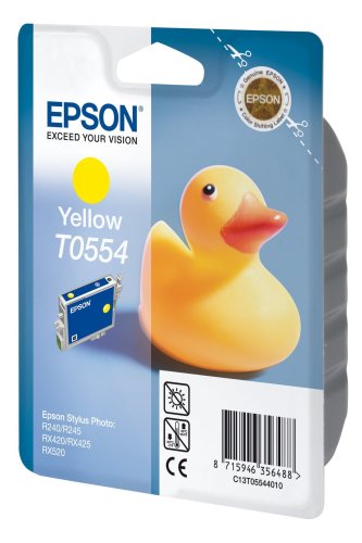 Epson Original Ink Cartridge T0554 Yellow