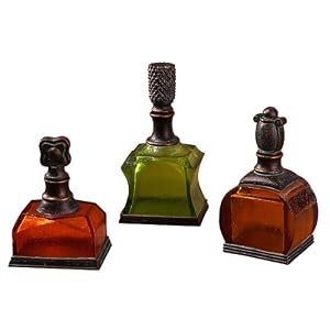 Colorful Perfume Bottle 3-pc. Set