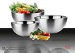 Utilhom 4615113 Set de 3 Saladiers Inox