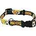 Green Bay Packers Adjustable Pet Dog Collar, Large