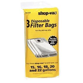 3PK15 22GAL Filt Bag by Shop-Vac