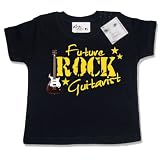 Dirty Fingers  Future ROCK Guitarist  Baby & Toddler T-shirt 18-24 months, Black