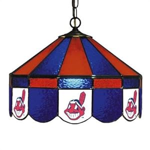 MLB Team Logo Stained Glass Pub Light Team: Florida Marlins, Style: Swag