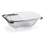 Polder Expandable Sink Strainer with Cutting Board, Stainless Steel