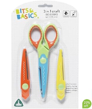 3 in 1 Soft Grip Scissors