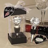 Vineyard CollectionTM Crystal Ball Design Wine Stopper Favors