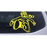 6in X 4.7in Yellow -- Snowboard Rider Sports Car Window Wall Laptop Decal Sticker by Rad Dezigns