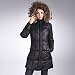 Jessie G. Women's Down Parka Coat with Raccoon Fur Trim - Black Misses S Jessie G. Women's Down Parka Coat with Raccoon Fur Trim - Black Misses S