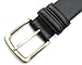 Mens Black Leather Money Belt 1 1/2