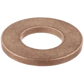 Bunting Bearings TT705-1 7/16" Bore x 3/4" OD x 1/16" Thickness Powdered Metal SAE 841 Thrust Washers