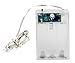 1 X KW-Light Micro LED 20 Green Color Lights Battery Operated on 7ft Long Silver Color Ultra Thin String Wire