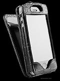 Sena Walletskin Leather Case for iPhone 4 (Croco Black) (Fits AT&T iPhone)