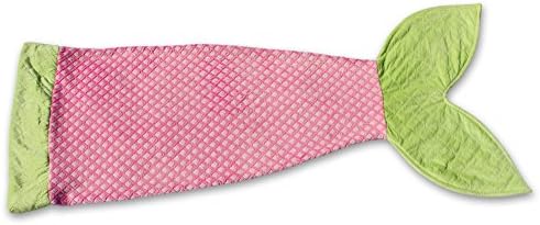 SeaDreams - Cozy and Comfy Mermaid Tail Blanket made with high quality Minky Fleece. Perfect for sleepover, snuggling, and gifts. Hand made in the USA. 22" W x 62" H. Great for ages 5 and up.