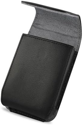 Vertical Reiko Black Leather Case Pouch Cover Skin for Nokia N8