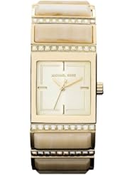 Michael Kors MK4268 Erin Horn Gold Tone Stainless Steel Bracelet Watch