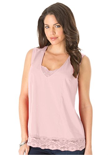 Denim 24/7 Women's Plus Size Satin Camisole