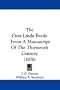The Oera Linda Book: From A Manuscript Of The Thirteenth Century (1876)