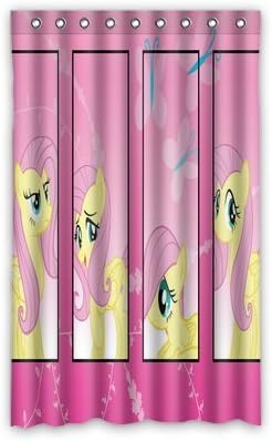 My little pony Window Curtains/drapery/panels/treatment Polyester Fabric Office/Home/Bedroom Decor 52"x 84"