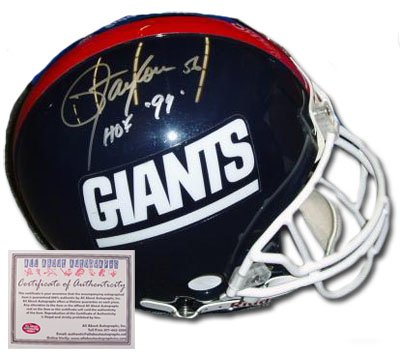 Lawrence Taylor New York Giants NFL Hand Signed Full Size Proline Football Helmet