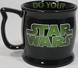 Disney Star Wars Yoda Height Requirement Coffee/Tea/Hot Coco Black Ceramic Mug - Disney Parks Exclusive & Limited Availability