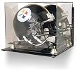 BCW Deluxe Acrylic Helmet Display -With Mirror & Wall Mount - Football Helmet, Goalie Mask, Racing Helmet - Sports Memoriablia Display Case - Sportscards Collecting Supplies