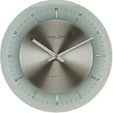 25 cm Modern Frosted Glass Quartz Wall Clock (Circle)