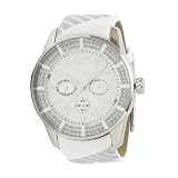 PUMA Women's PU101752002 Race Cat Multifunction Crystal Accented White Dial Watch
