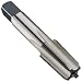Union Butterfield 1545(NPT) High-Speed Steel Pipe Tap, High-Hook, Uncoated (Bright) Finish, Round Shank with Square End