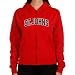 NCAA St. John's Red Storm Ladies Arch Applique Midweight Zip Hoodie - ...