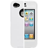OtterBox Universal Defender Case for iPhone 4 (White Silicone & White Plastic)