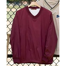Harriton Mens Athletic V neck Pullover Jacket. M720