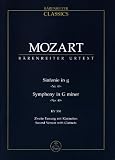 Produkt-Bild: Sinfonie g-Moll KV 550 (40). Zweite Fassung mit Klarinetten. Second Version with Clarinets (B&auml;renreiter Urtext)