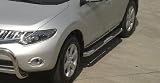 SteelCraft Cab Length 3 Side Step Nerf Bars Stainless Steel Nissan Murano 2009 to 2009