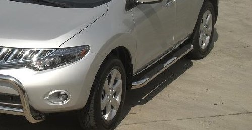 SteelCraft Cab Length 3 Side Step Nerf Bars Stainless Steel Nissan Murano 2009 to 2009