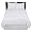 Home White Kissing Pleat Comforter Set - Queen