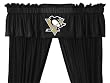 NHL Pittsburgh Penguins - 5pc Jersey Drapes-Curtains and Valance Set