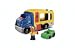 Fisher-Price World of Little People Roberto and His Race Car Carrier Image