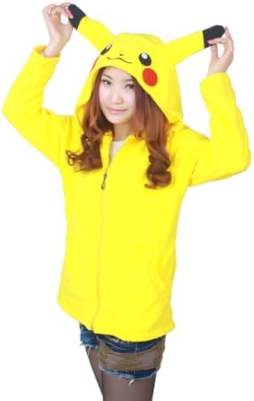 Pokemon Pikachu Kigurumi Costume Hoodie (Medium)