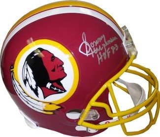 Sonny Jurgensen Autographed/Hand Signed Washington Redskins 1982 TB Full Size Replica Helmet HOF 83