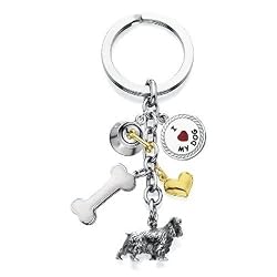 English Cocker Spaniel - I Love My Dog Keychain