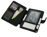 Black Full Genuine Leather Case for Amazon Kinde 2 (Old Version) E-Reader Reading Device (Kindle NOT Included)