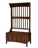 Linon Mission Hall Tree Storage Bench