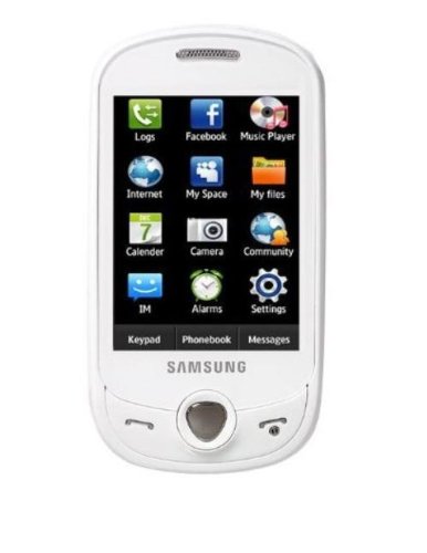 Samsung -Player Light C3510 - Téléphone Portable - Quadri-bande - EDGE - Bluetooth - Blanc