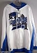 Enyce Full Zipper 2 Piece Hooded Sweatsuit/Jogging Suit in White