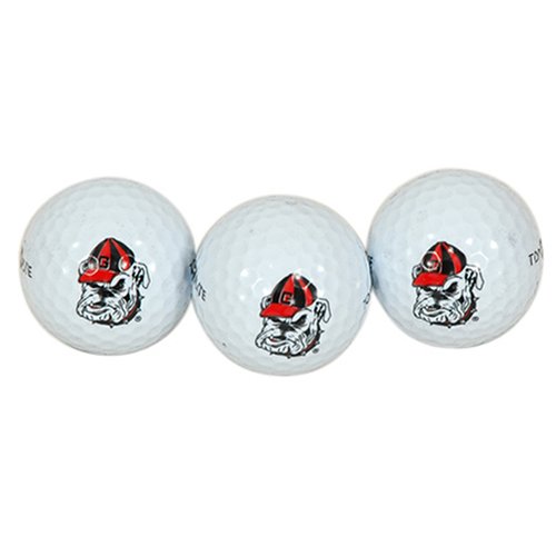 Buy Team Effort Georgia Bulldogs Golf Ball 3 Pack by Team Effort