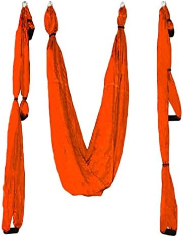 Yoga Swing, Nanoo Antigravity Meditation Hammock, Inversion Sling Aerial Flying For Trapeze, Orange