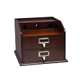 2-Drawer Charging Station - Brown