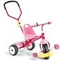 Radio Flyer Girls Deluxe Steer and Stroll Trike, Pink