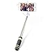 NEW Foldable Super Mini Wired Selfie Stick Handheld Extendable Monopod -Built in Bluetooth Shutter Non-slip Handle Compatible with iphone 4s, 5s, 6, 6 Plus, Samsung Galaxy S3, S4, S5, S6, Note 2, 3, 4, 5, Nexus 5, 6, HTC One