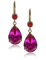 Liz Palacios "Arco Iris" Swarovski Elements Teardrop Earrings